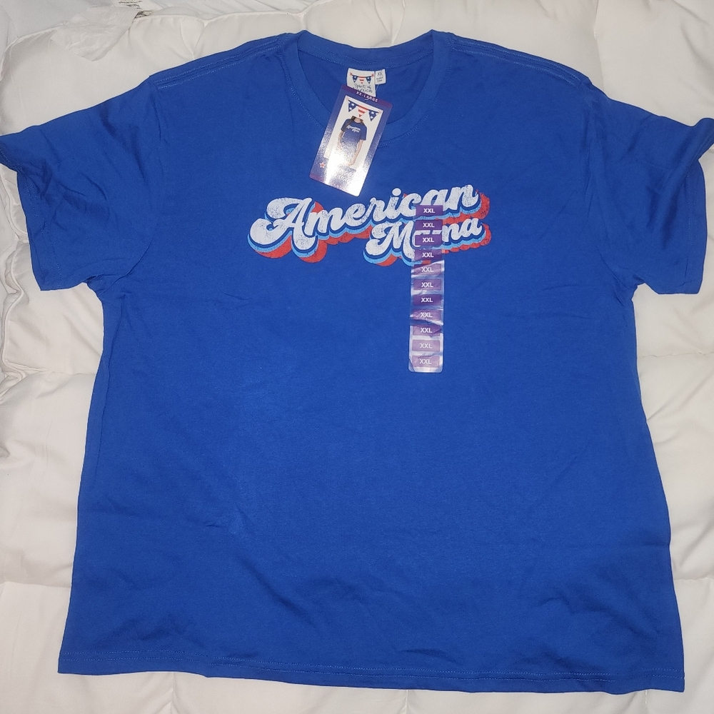 NWT Spirit of America Stars and Stripes   Ladies T-shirt